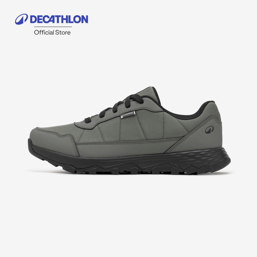 Decathlon Men’S Waterproof Hiking Boots รองเท้าเดินป่ากันน้ำสำหรับผู้ชาย รุ่น Nh100 Wp - Grey