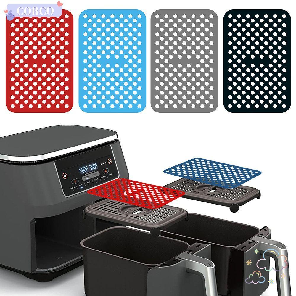 CORCO Air Fryer Mat อุปกรณ์เสริม Nonstick Soft สําหรับ Ninja DZ201 Foodi สําหรับ Ninja Foodi DZ201