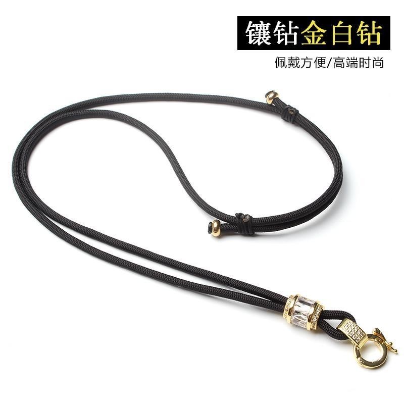 ความละเอียดสูงใหม่เพชร-encrusted Quick releas High-Fixed Diamond Quick Release Rope Universal Buckle