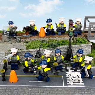 เลโก้ชุดตำรวจ 12ตัว และอุปกรณ์ policeman