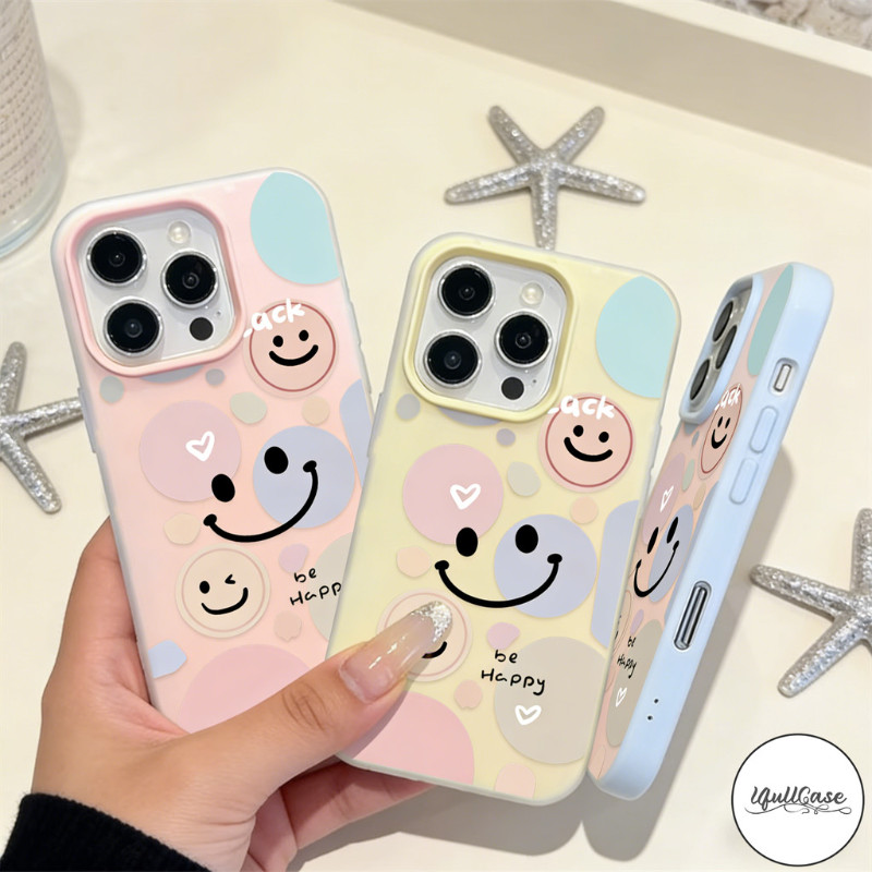 เคส2in1 ลายยิ้มสีสดใสฮิต OPPO Reno 12 5 11 5F 10 13F 12F A60 A3X A3 A58 A38 A5i A57 A16 A55 A54 A18 A77 A3s A15 A35 ราคา ถูกที่สุด ดีลบีเคเค รูปภาพหลัก