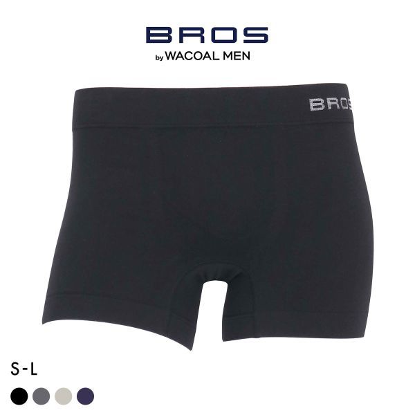 BROS by WACOAL MEN กางเกงในบ็อกเซอร์ยืดหยุ่นสูงสำหรับใส่ทุกวัน (Sizes S-L)(40GT3590ML)1