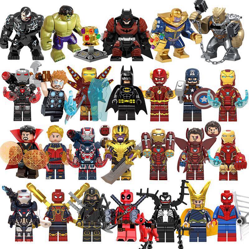 Building Block Minifigures เด็กของเล่นเพื่อการศึกษา Building Block Minifigu