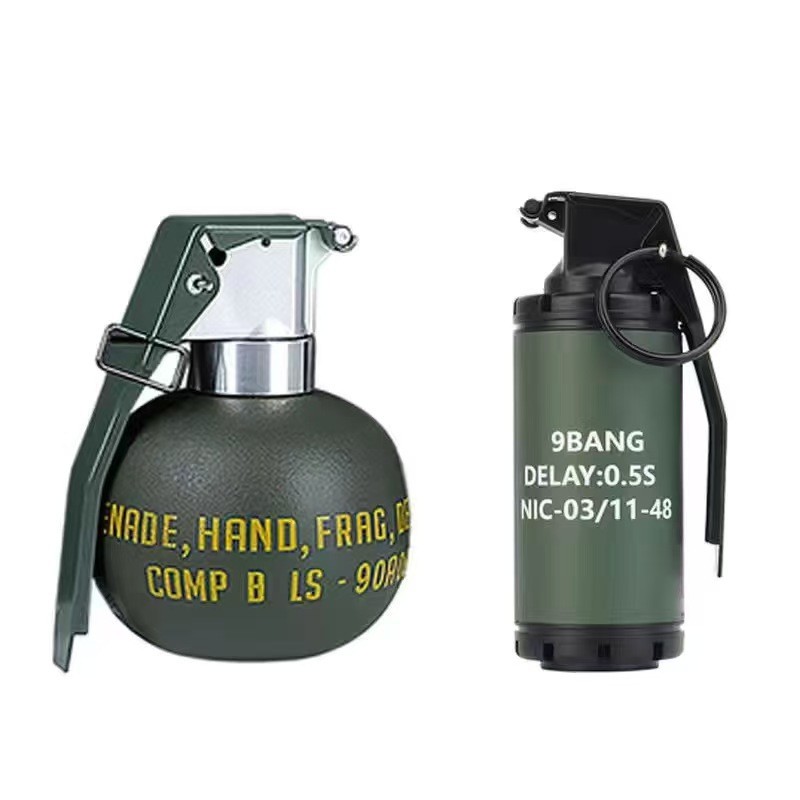 Tactical equipment M67Simulated Grenade M18Smoke bomb model set for military enthusiasts, model wate