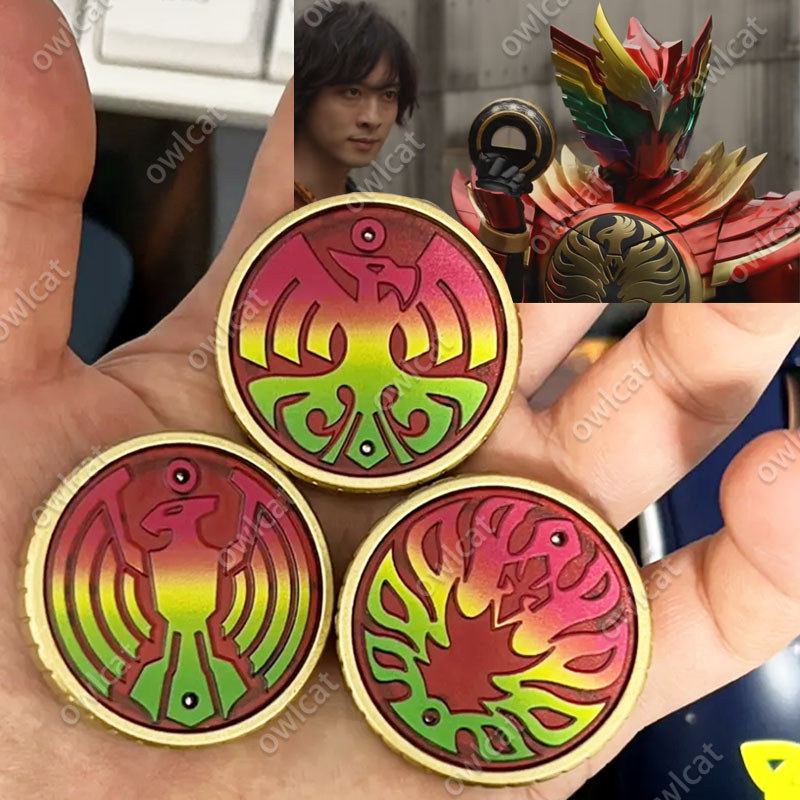 ชุดเหรียญ Set Taka Kujaku Condor Core Medal (NO Chip CSM size) Ankh Kamen Rider OOO TaJaDol Combo Et