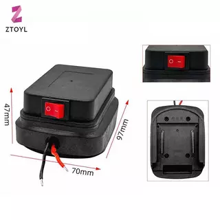 Null สําหรับ Makita 18V 21V ผู้ถือแบตเตอรี่เชื่อมต่อสายเคเบิลเครื่องมือเชื่อมต่ออะแดปเตอร์ DIY อะแดปเตอร์ฐาน null
