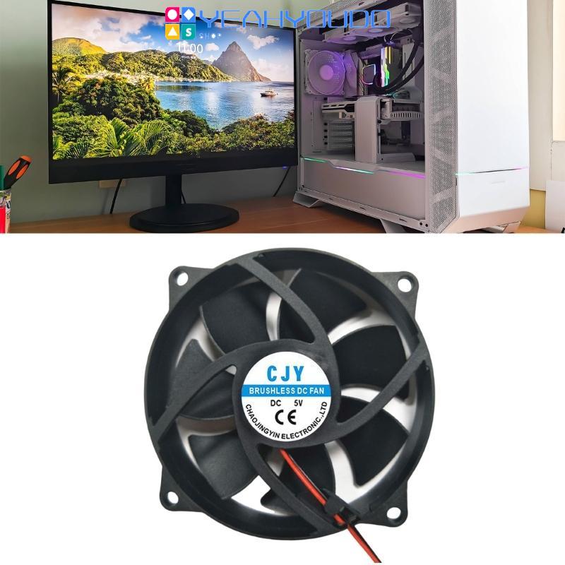 90mm Quiet Computer Case Fan 5V/12V/24V Cooling Fan Heat Dissipation For Gaming PC
