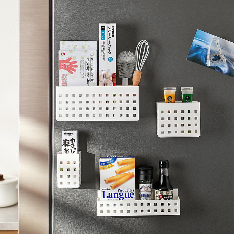 KM แม่เหล็กชั้นเก็บตู้เย็นด้านข้างเก็บ KMguide tancket market store store house Home Home Home Home 