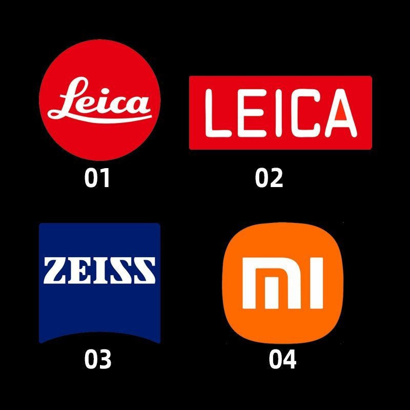 [Hot Sale] Decorative Thin Sticker LEICA logo Zeiss logo LEICA Xiaomi logo Suitable for Mobile Phone