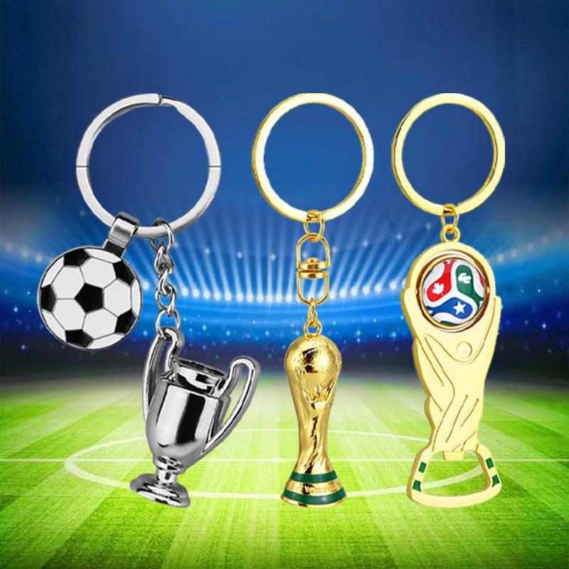 GANTUNGAN Mini Trophy พวงกุญแจ UCL บอลลูน Dor – ฟุตบอลโลก La Liga Copa del Rey German League