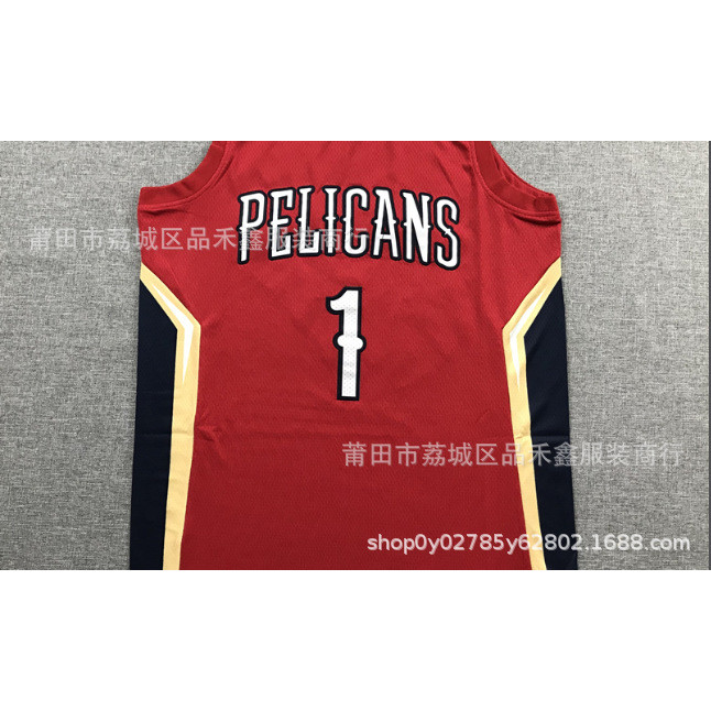 จัดส่งในวันเดียวกัน!!2023 รูปแบบใหม่ นกกระทุง เลขที่. เสื้อแข่ง Sion Williamson Zion Williamson 1 ตั