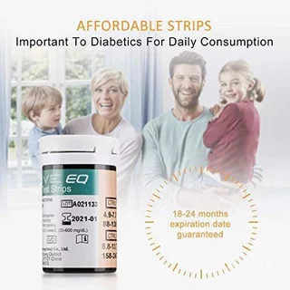 Exactive EQ Impulse Blood Sugar 50 แถบ + เข็ม GlucoVita 50 ชิ้น