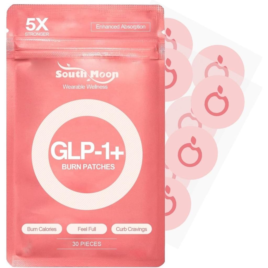 GLP-1 Patch | 5X Enhanced Potent Formula | 12-Hour Continuous Hunger Support | with Berberine, Pomeg