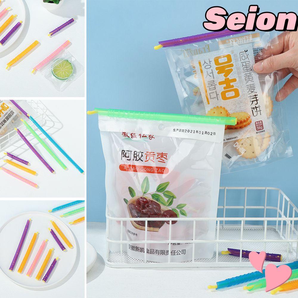 SEION 5PCS Magic Sealer Stick ในครัวเรือนนํากลับมาใช้ใหม่คุณภาพดีล็อคสด