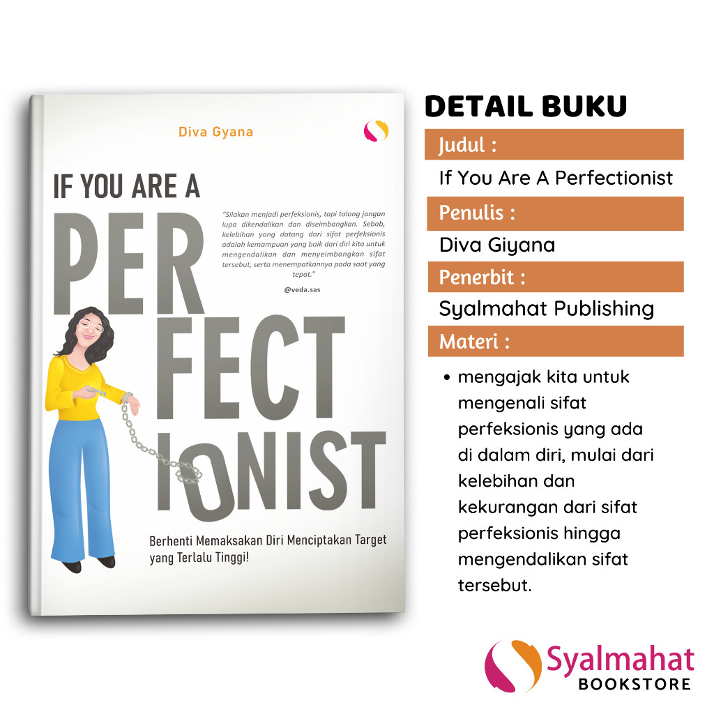 หนังสือจิตวิทยาสร้างแรงบันดาลใจหากคุณกําลัง Perfectionist Stop Create High Target Because Life Is Not Perfect Self Improvement Inspiration Self Development Inspiration