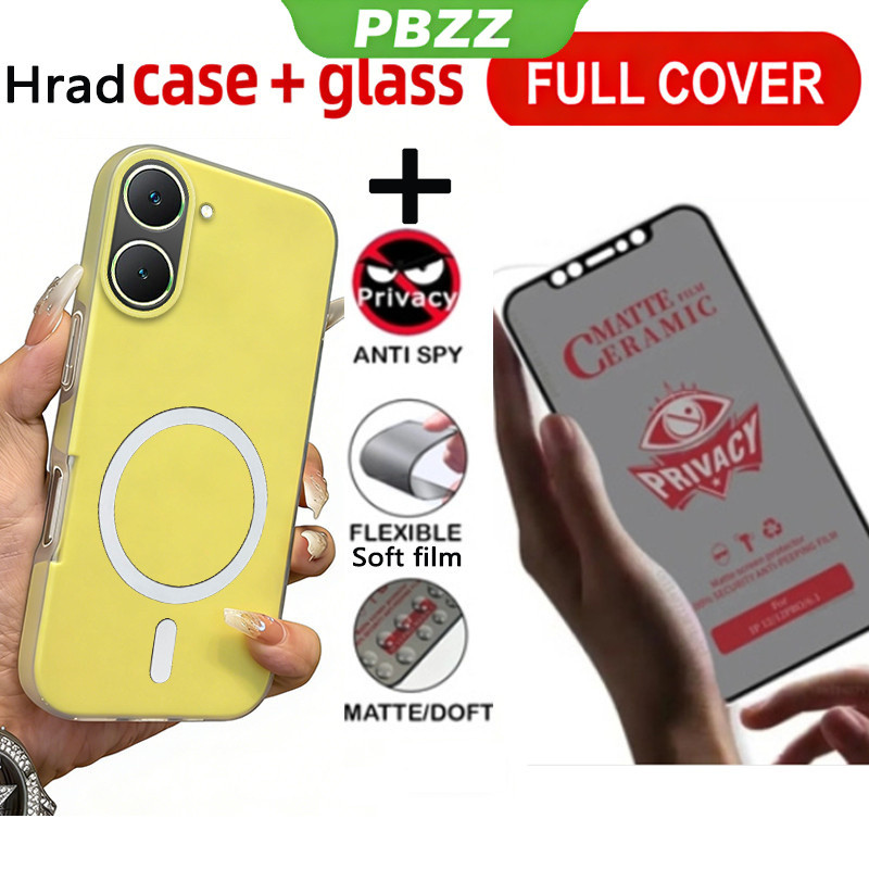 Jelly สี 2 in 1 เซรามิคความเป็นส่วนตัวกระจกนิรภัยสําหรับ VIVO Y03 4g y02a y02t y02 Y28 4G Y18 4G Y28