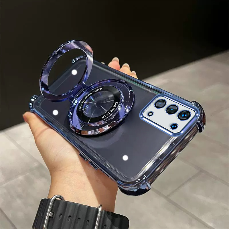 เคส Oppo A74 5G tpu ที่วางโทรศัพท์กันกระแทกพร้อมฟังก์ชั่นกันลื่น SJZJ เคสโทรศัพท์มือถือ