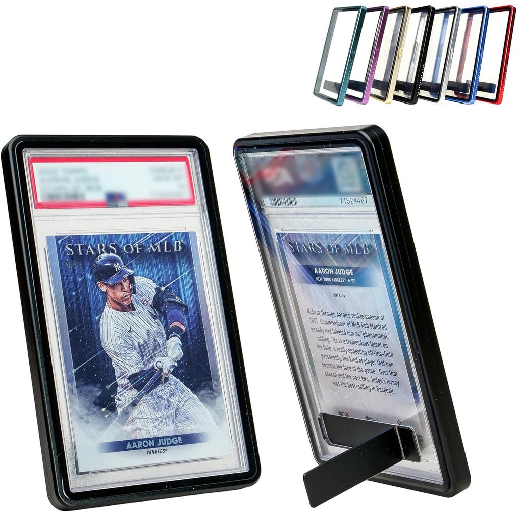 Hubs Magnetic PSA Slab Protector สําหรับ PSA & CGC | ขาตั้งในตัว (ป้องกัน+จอแสดงผล) | เคส PSA Slab |