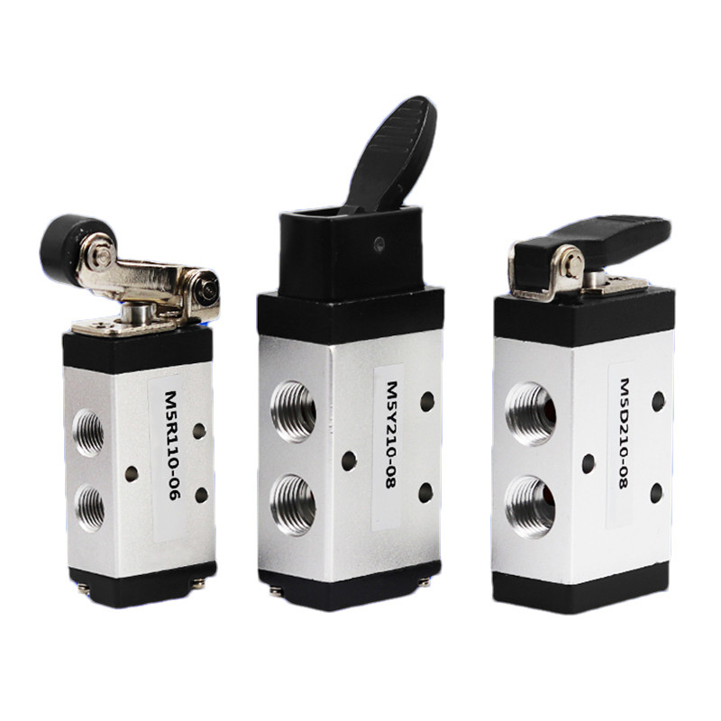 วาล์วกล M5B210-08 M5CM5D M5R M5L M5Y M5PP นิวเมติกสวิทช์คู่มือ M5PF110-06