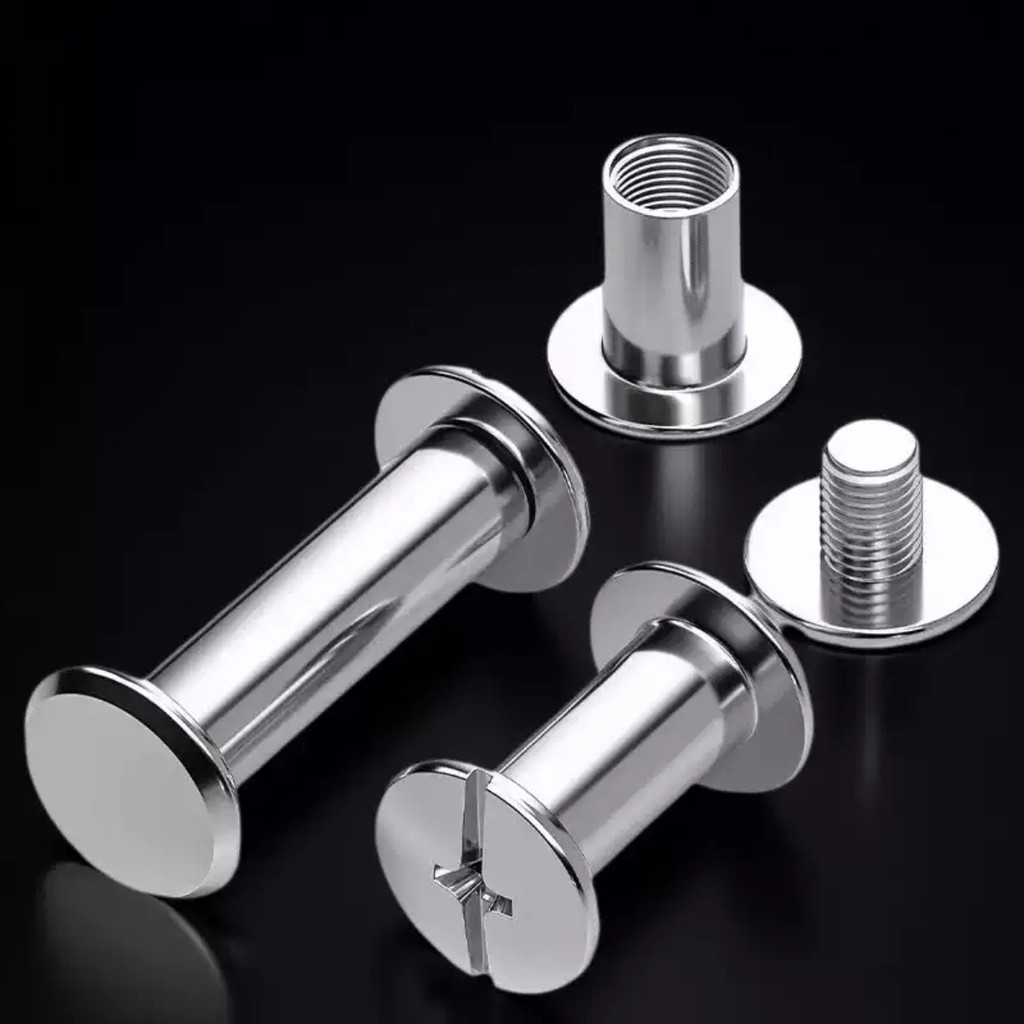 304 สแตนเลสสตีลหญิง Rivets สกรูก้นอัลบั้มภาพ Ledger Nails M4/M4.5