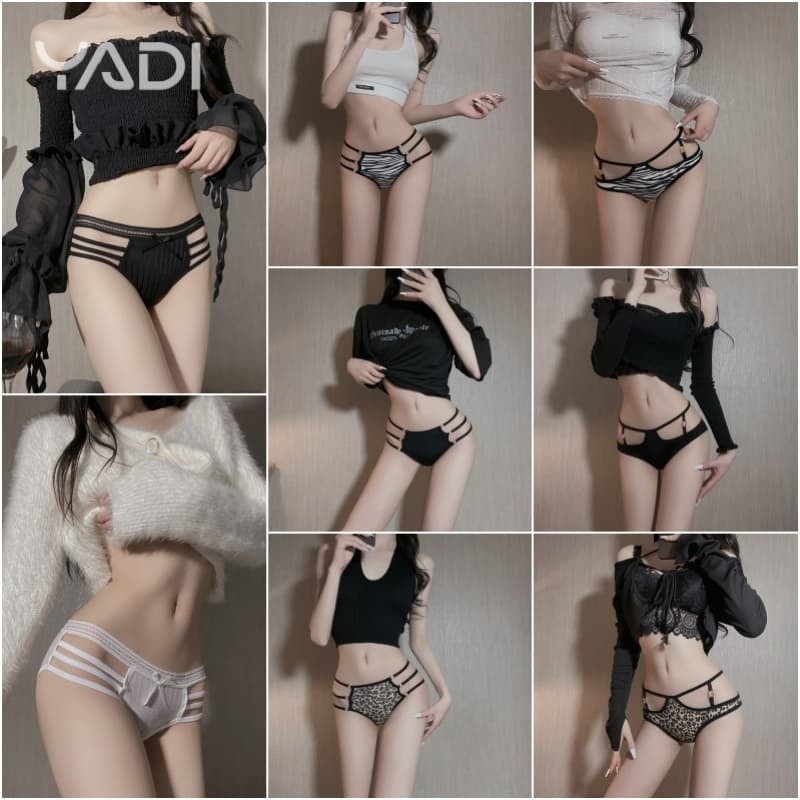 【YADI】🔥ใหม่ พร้อมส่งในไทย เซ็กซี่สุด lingerie เปิดเป้า ซีทรู กางเกงในเซ็กซี่ ลูกไม้ ระบายอากาศ ใส่สบาย DIY แฟชั่น💋