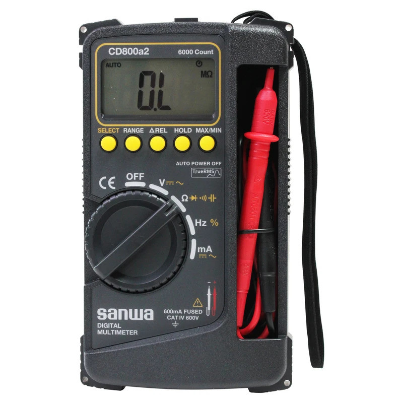 Japan sanwa CD800a2 CD800a3 มัลติมิเตอร์แบบดิจิตอล True RMS ที่ทนทานต่อการสึกหรอความแม่นยําสูง; ความ