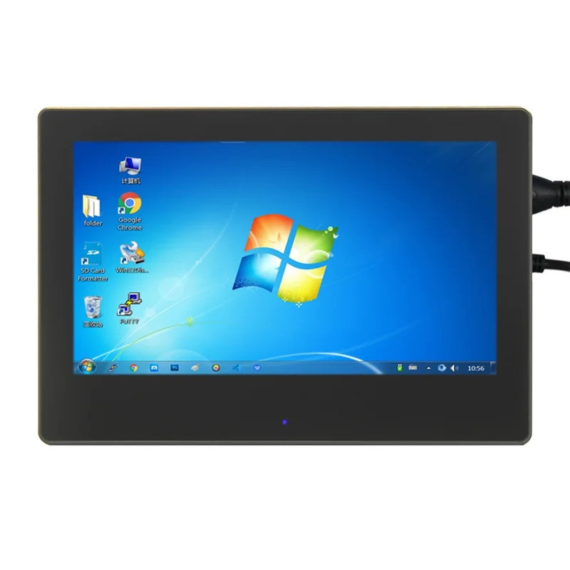 7 นิ้ว 1024*600 Capacitive Touch Panel TFT LCD โมดูลหน้าจอสําหรับ Raspberry Pi 3 B +/4b Banana Pi IP