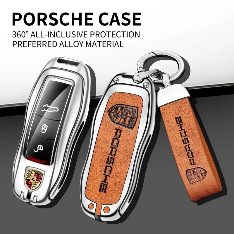 รถสมาร์ทคีย์สําหรับ Porsche Panamera Spyder Carrera Macan Boxster Cayman Cayenne 911 970 981 พวงกุญแ