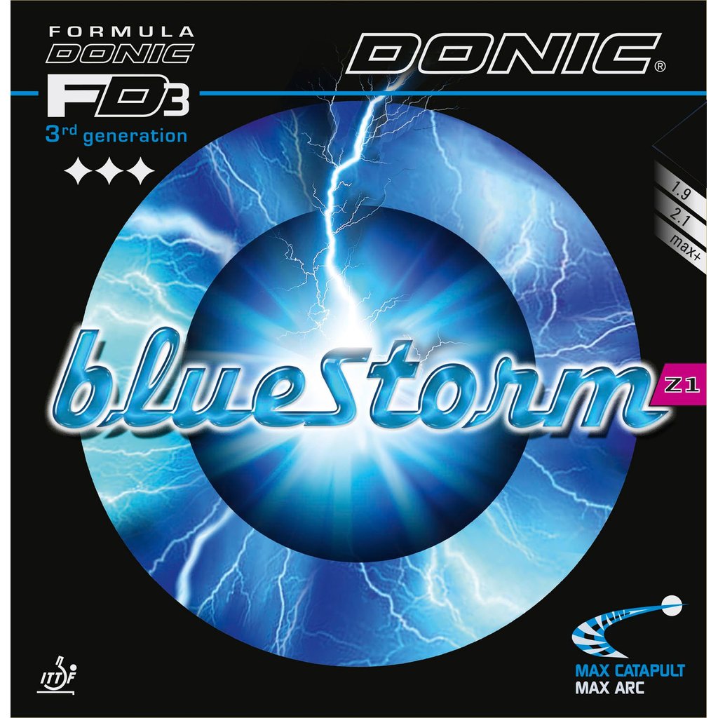 DONIC Blue Storm Z2 Table Tennis Rubber (Various Thicknesses)