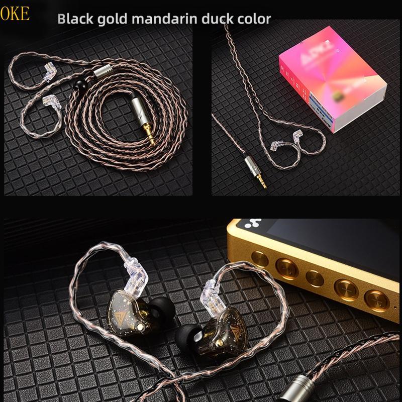 OKE 8Core หูฟังสายต่อ 0 78 มม.2 Pin สําหรับ QKZ-ZXN ZXT AK6