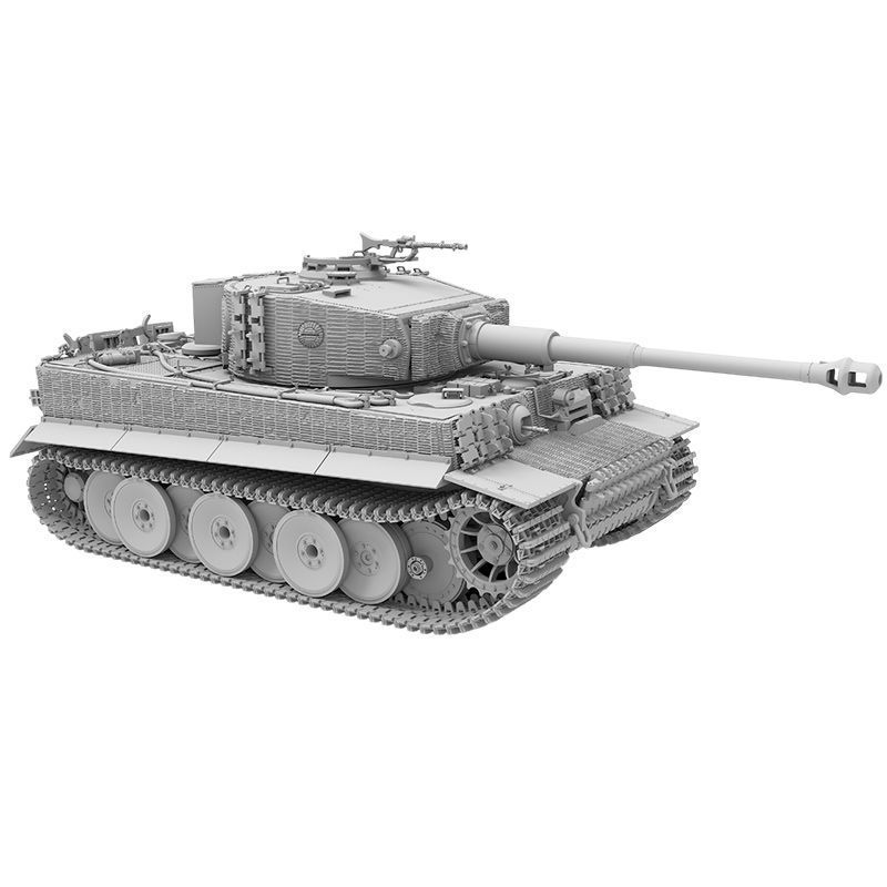 ชุดการพิมพ์ 3G รุ่น Ruifan 3D หมายเลข 2003 1/72 เบอร์ 217 Carl Euus/Tiger Middle Type 2in1