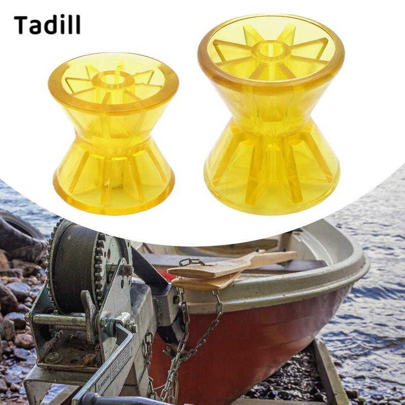 Tadill ทนต่อการสึกหรอเรือ Trailer Bow Roller PVC Keel Support Roller สําหรับเรือ Trailer อุปกรณ์เสริ