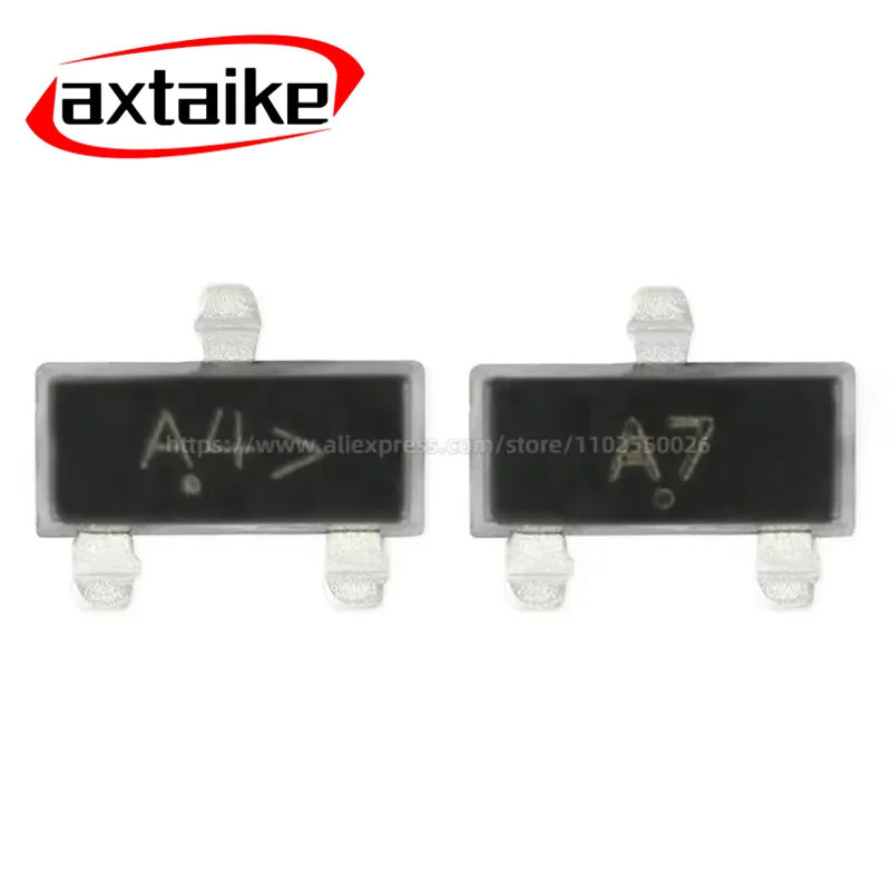 100PCS BAW56 BAV70 BAV99 A1 A4 A7 SOT-23 A1W A4W A7W SMD ไดโอด 85V 70V 200mA การสลับไดโอดทรานซิสเตอร
