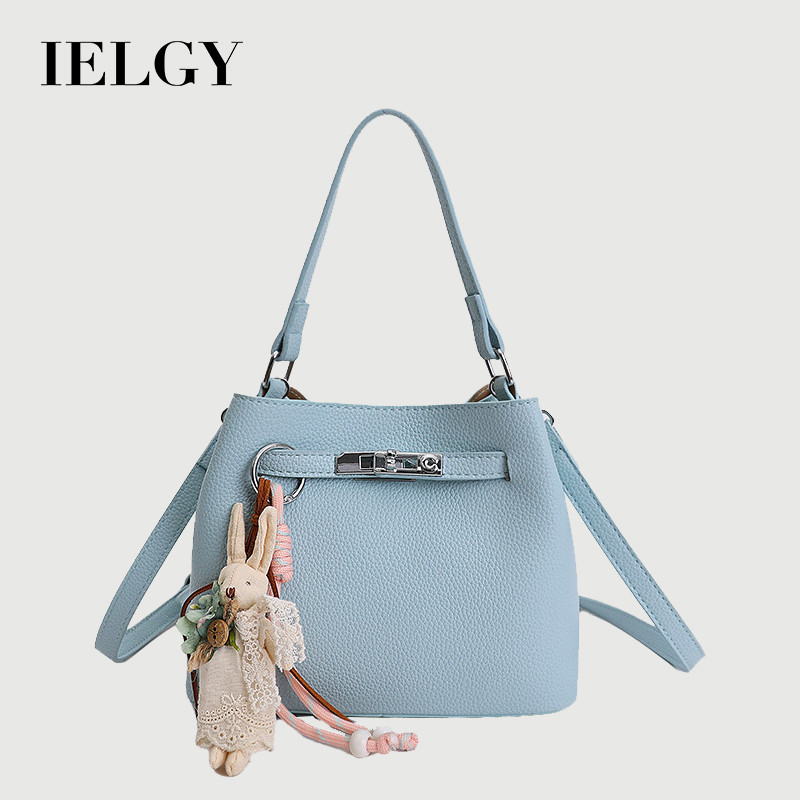IELGY Ladies Messenger Bag Fashion All-Match Summer Portable Bucket Bag