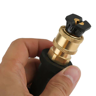 อะแดปเตอร์หัวฉีดโฟม ข้อต่อปืนโฟม เครื่องซักผ้าความดัน 1/4 นิ้ว Quick Release สำหรับรถยนต์ (1ชิ้น)