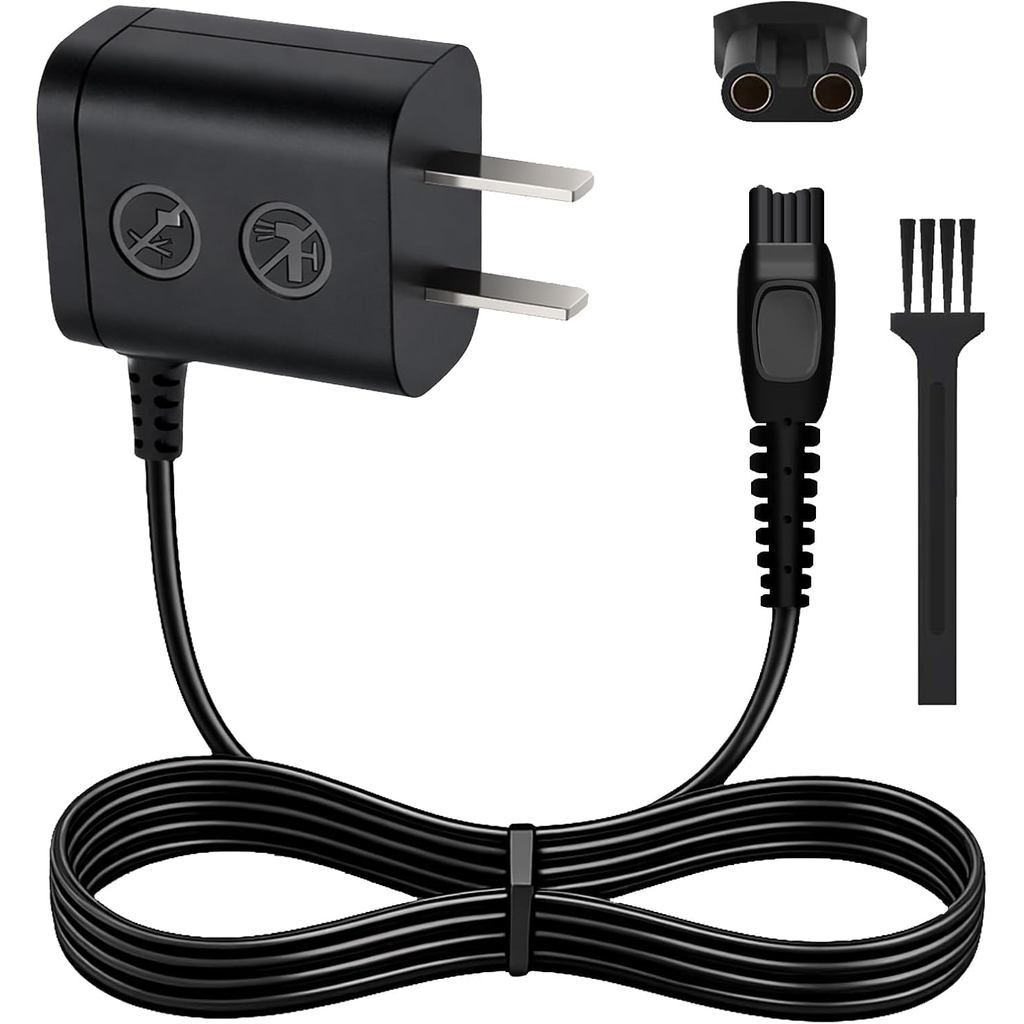 เครื่องชาร์จ 8V เข้ากันได้กับ Philips HQ850, สายไฟทดแทนสําหรับ OneBlade QP2630 QP2530 QP2630/70 Nore