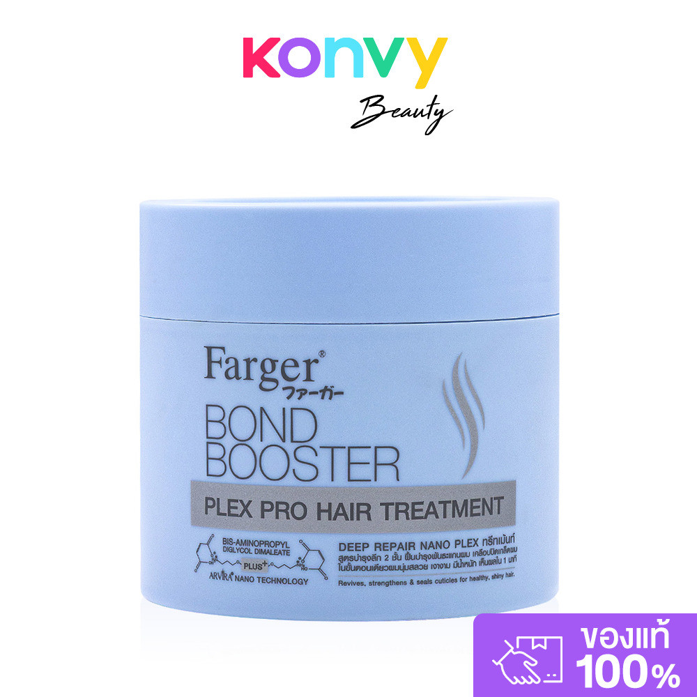 Farger Bond Booster Plex Pro Hair Treatment 220ml ทรีตเมนต์บำรุงพร้อมปกป้องเส้นผมจากความร้อน ฟาร์เกอ
