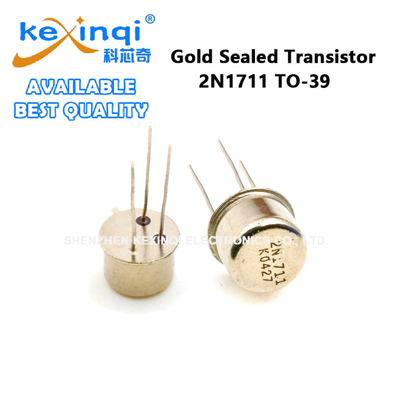 (2-10 ชิ้น) 2N1711 TO-39 ทรานซิสเตอร์ปิดผนึกสีทอง