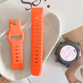 สายรัดกีฬาซิลิโคนขนาด 20 มม. 22 มม. for Samsung Galaxy Watch FE 7 6 5 4 40มม. 44มม./Huawei/Amazfit/Garmin/Xiaomi