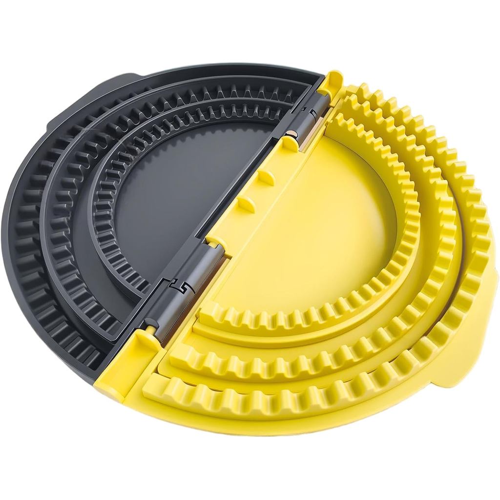 3-in-1 Tortilla Sealer, Tacos Tortilla Crimper Maker ปรับขนาดได้ สําหรับขนาด 6"-10" Crust, Make Seal