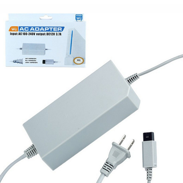 WII Power Adapter WII Charger WII Transformer WII In-Line 220V Fire Bull เกมคอนโซลแหล่งจ่ายไฟ