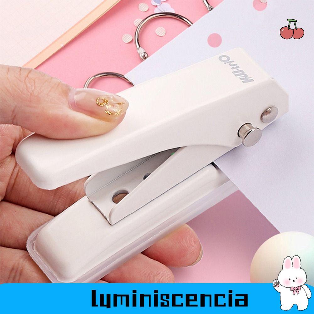 LUMINESCENCIA Round Hole Puncher, Single Hole Scrapbooking Hole Puncher, Creative Handmade DIY Paper