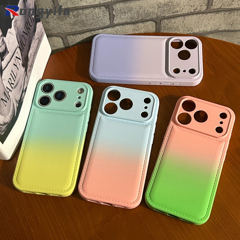 Gradient Bulgeเคสโทรศัพท์สําหรับOPPO Reno 15 Pro Max Mini 14 13 11 Proค้นหาX9 X8 X8S 5G 4Gปกลูกอมสีน่ารักง่ายกันกระแทกปลอกนุ่ม