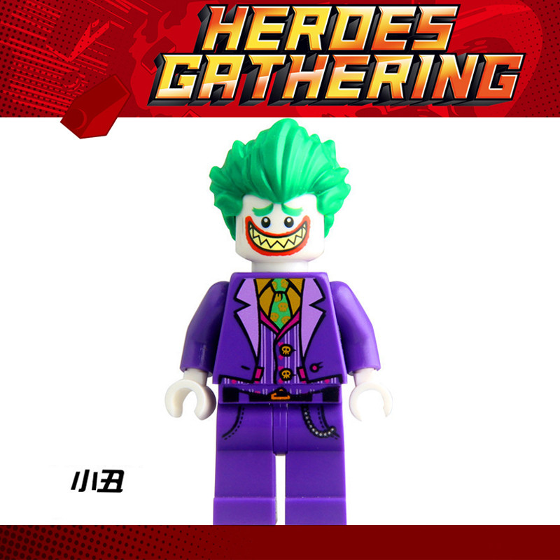 บล็อกตัวต่อ Batman Villain PG100 Dovetail Joker Third Party เด็กการศึกษาประกอบของเล่น Minifigure