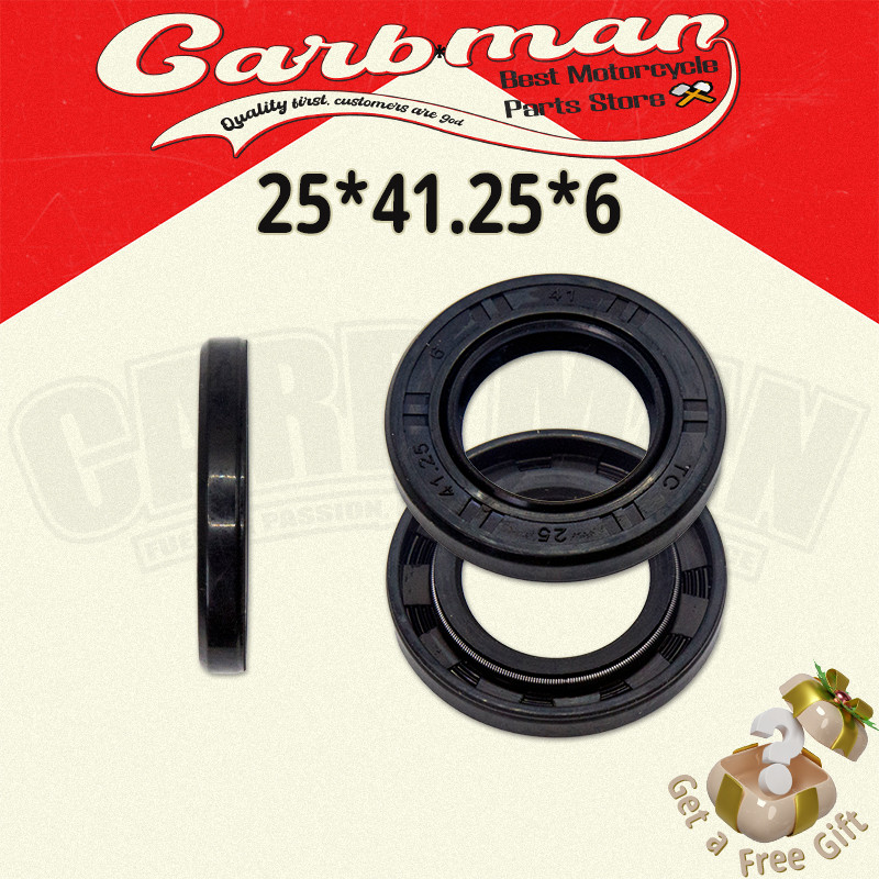 【ราคาส่ง】ซีลข้อเหวี่ยง GX160  Gx200 5.5แรง 6.5แรง 7แรง เครื่องยนต์อเนกประสงค์ ขนาด 25*41.25*6 ใส่ได้ทุกยี่ห้อตรงรุ่น เหนียว แน่น ทนอย่างดี