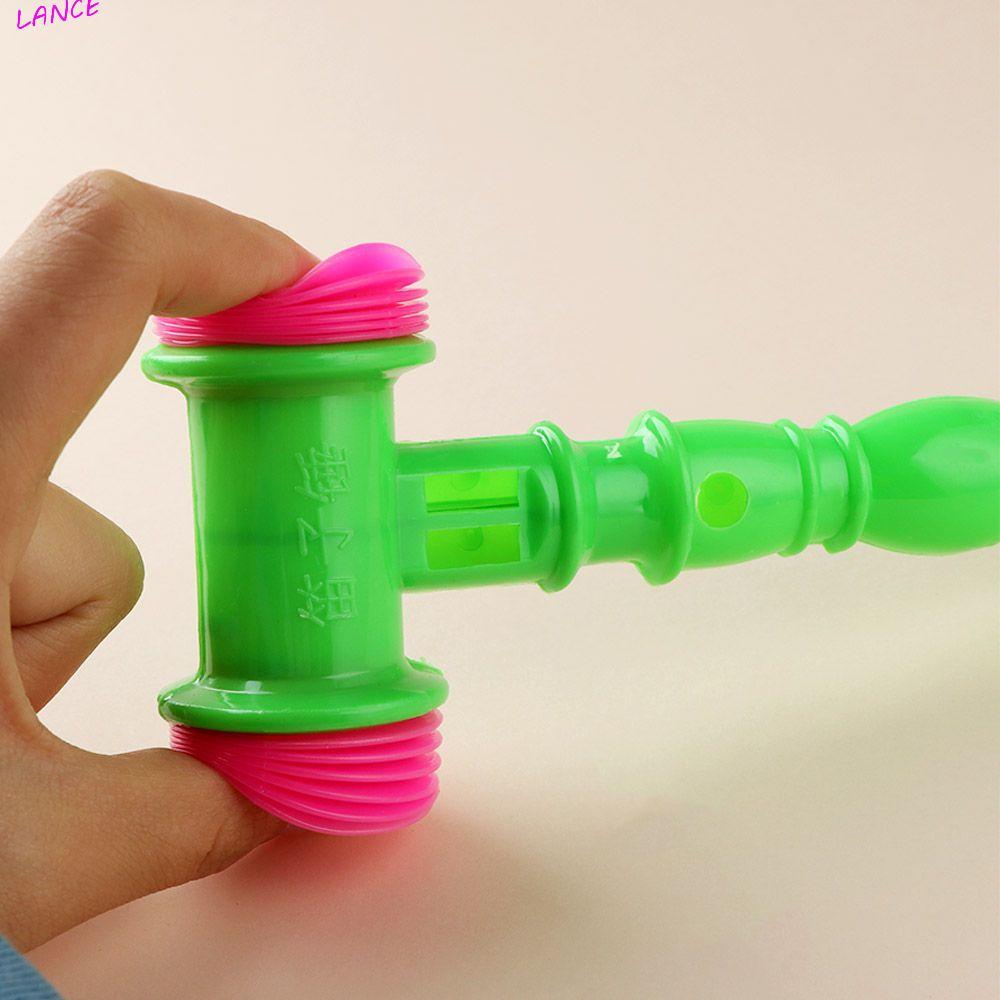 LANCE Vent ของเล่นน่ารักตลกเครื่องดนตรีนกหวีดค้อนรูปร่าง Shaker