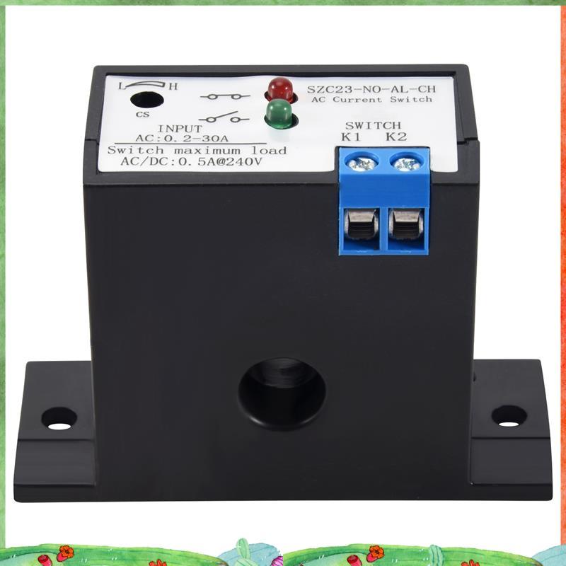 Current Mutual Induction Switch SZC23-NO-AL-CH ปกติเปิด Current Detection SWITCH สําหรับ AC Current 