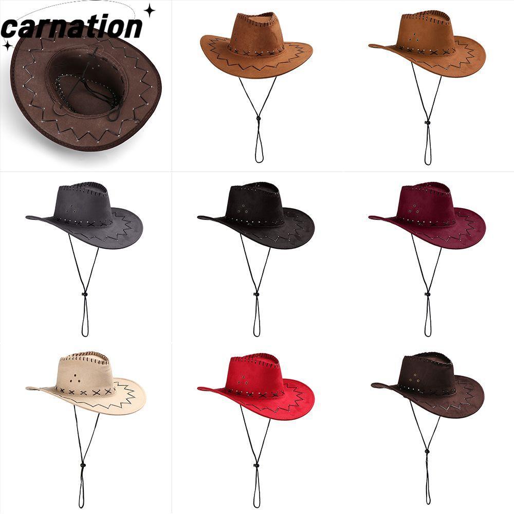 CARNATION Cap Suede Fashion Fancy Dress