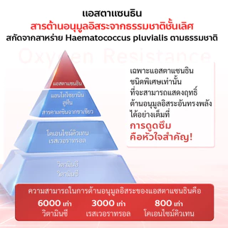 BIOVOZ Astaxanthin 6mg แอสตาแซนธิน สูตรเข้มข้น | สารต้านอนุมูลอิสระ ผิวกระจ่างใส ลดเลือนริ้วรอย ชะลอวัย | ดูดซึมดี บำรุงผิวจากภายใน | 30 แคปซูล