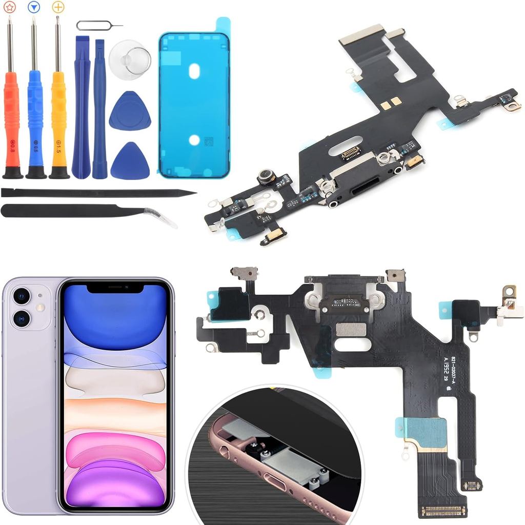 Dock Connector สําหรับ iPhone 11 พอร์ตชาร์จ Flex Cable Replacement สําหรับ iPhone 11 USB Charger Doc